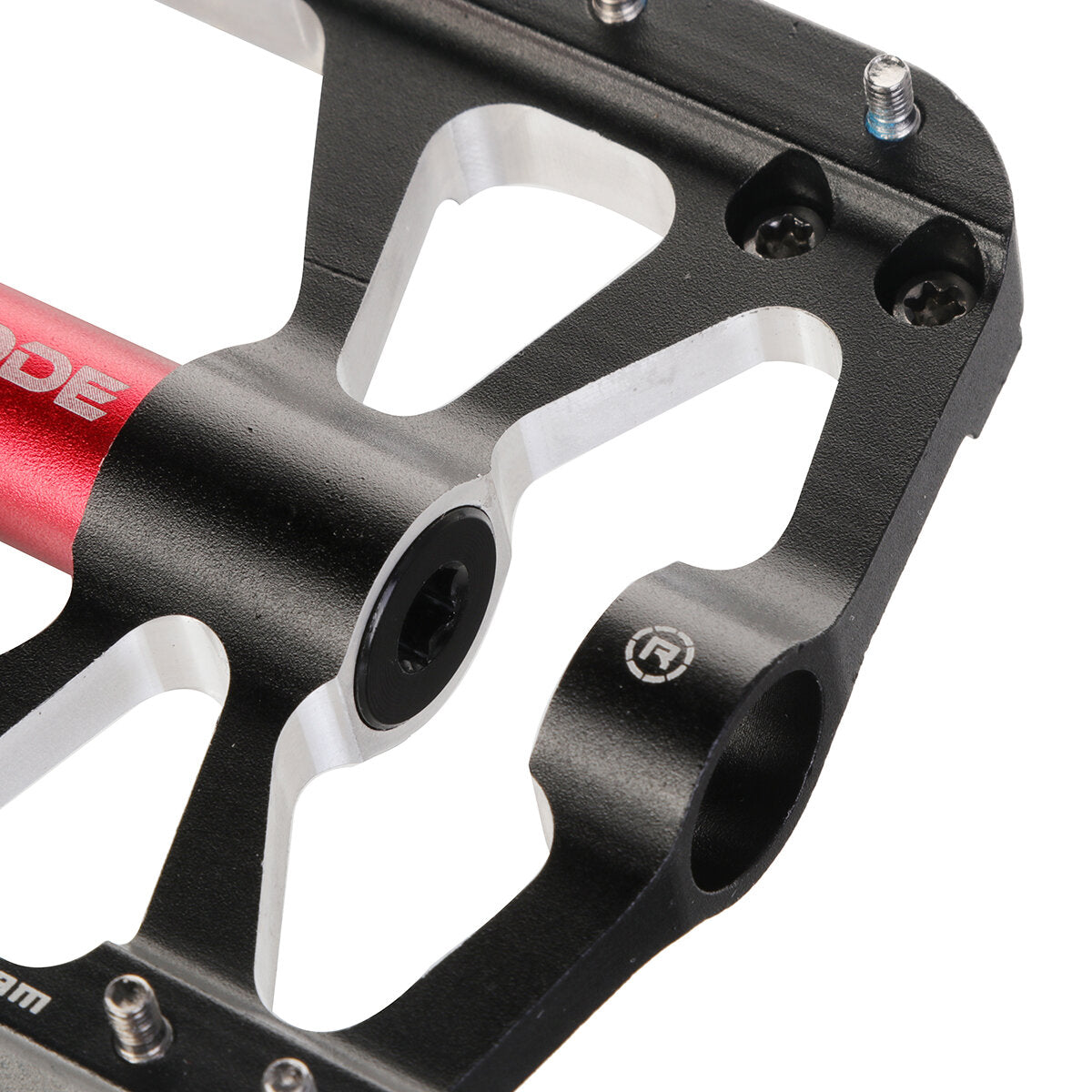 1Pair Bicycle Pedals 3 Bearings Platform Bicycle Flat Non-Slip Outdoor Cycling Flat Pedals