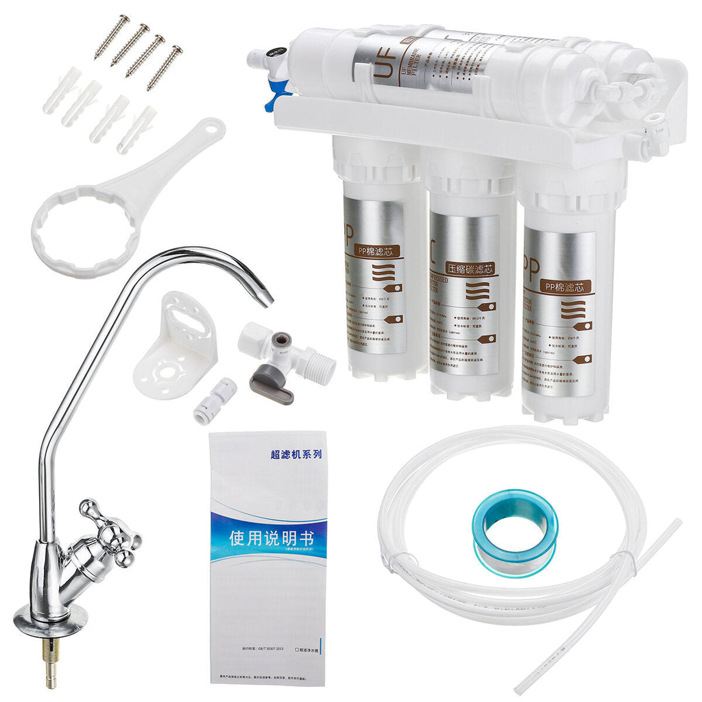 Drinking Water Tap Filter Kit Ultrafiltration System Home Kitchen Purifier