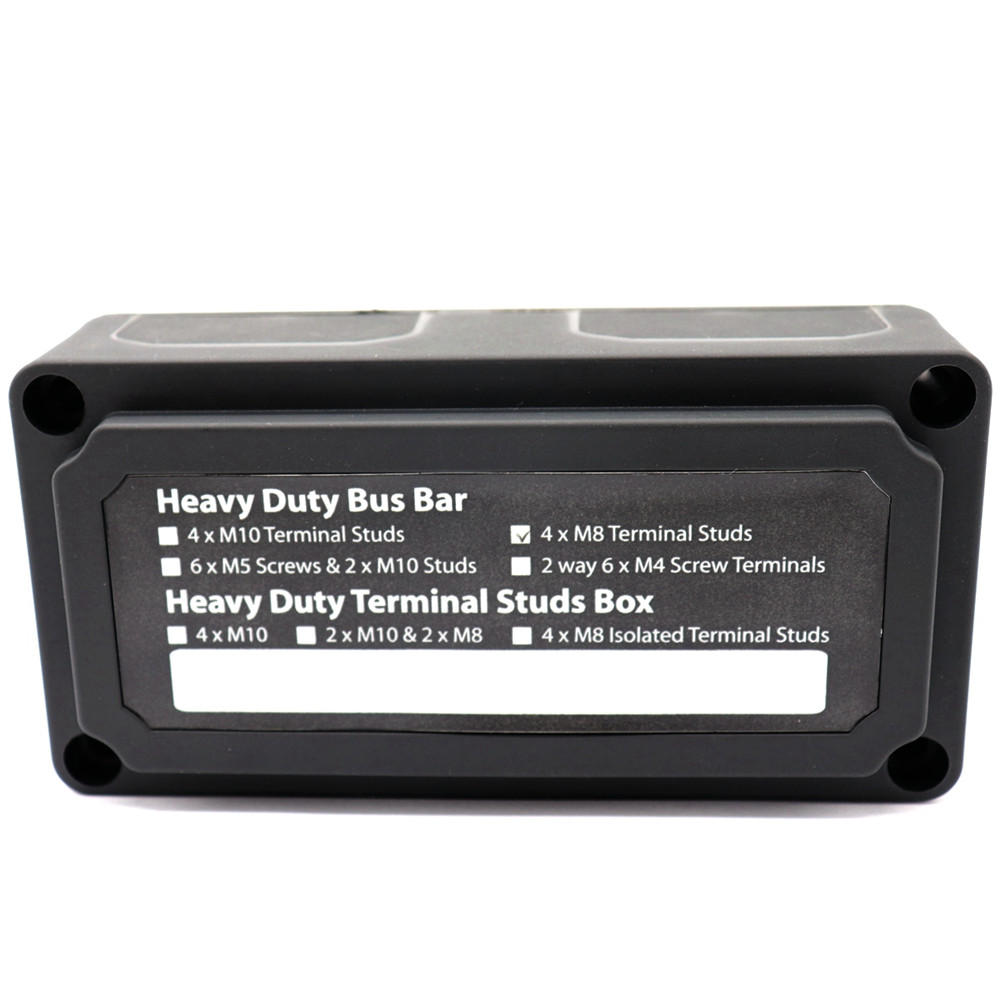 12/24V 300A Heavy Duty Terminal Block Boat Bus Bar Power Negative Distribution Box