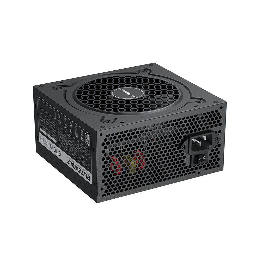 White Power Supply 400W/600W PC ATX 80PLUS Certified With 7 Prevention Technology Wide Range Voltage Heat Dissipation Multiple Protection