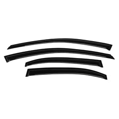 4Pcs Plastic Exterior Visor Vent Shades For Acura TSX CL8 Euro-R 2004-2008 JDM 3D Wavy Window Sun Rain Guard Deflector