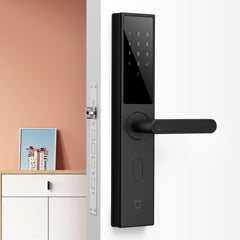 Smart Fingerprint Lock Keyless Password Bluetooth Unlock Detect Alarm Work Mi Home App Control