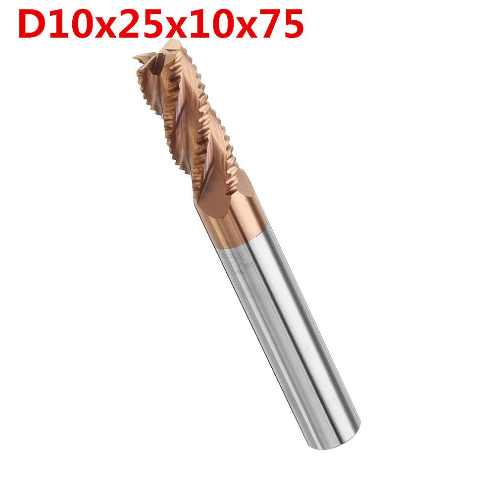 4/6/8/10mm Rough End Mill Cutter 4 Flutes HRC55 AlTiN Coating Milling Cutter