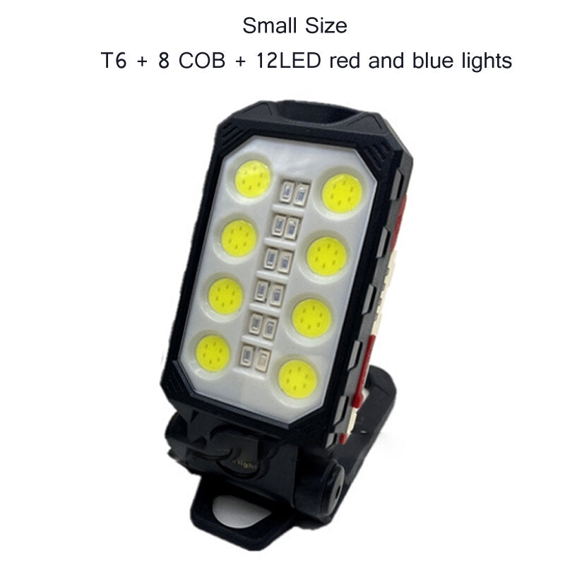 LEDs Ultra Bright Foldable Camping Lamp Super Bright Portable Survival Lanterns With Magnet Bracket Outdoor Waterproof Emergency Work Light