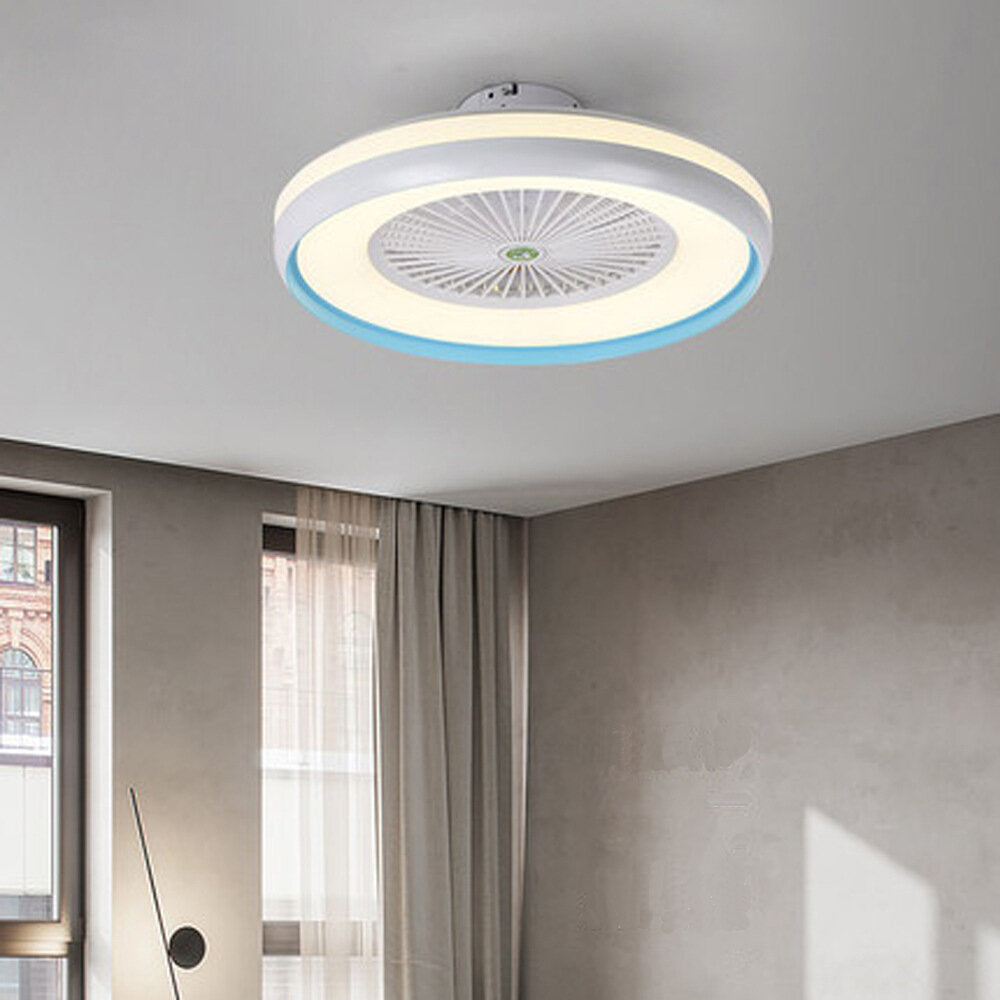 Ceiling Fan with Lighting LED Light 3 Color Temperature Adjustable Wind Speed Remote Control