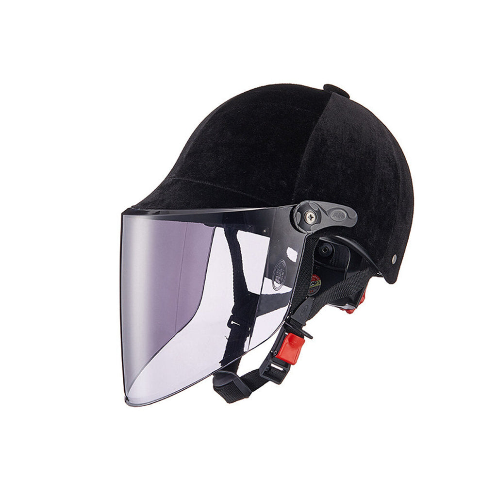 Breathable Riding Helmet With Lenses Motorcycle Biker Goggles Windshield Protector Adjustable Outdoor Cycling Biking Helmets