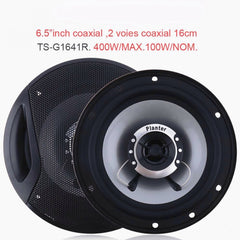 2pcs Bakeey 6.5 Inch 12V 400W Car Hi-Fi Coaxial Speaker Vehicle Door Auto Audio Music Stereo Full Range Frequency Speakers for Cars
