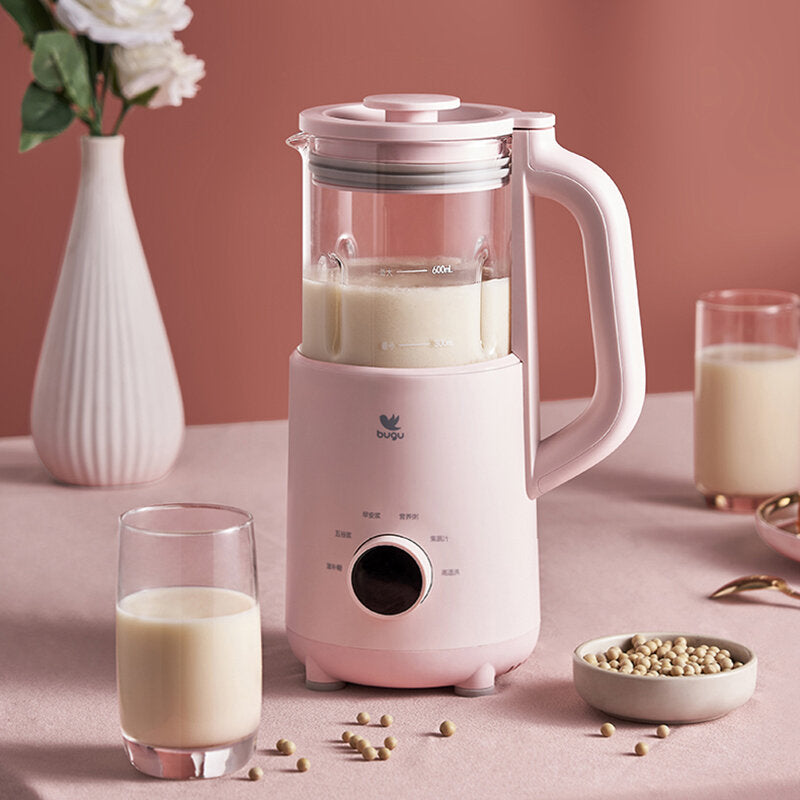 Electric Slow Juicer 600W 600ml Small Automatic Multi-Function Soybean Machine Food Processor