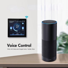 Smart WIFI LCD Color Screen Thermostat Remote Electric/Water Floor Heating Thermostat Wall-mounted Boiler Works with Alexa Google Home