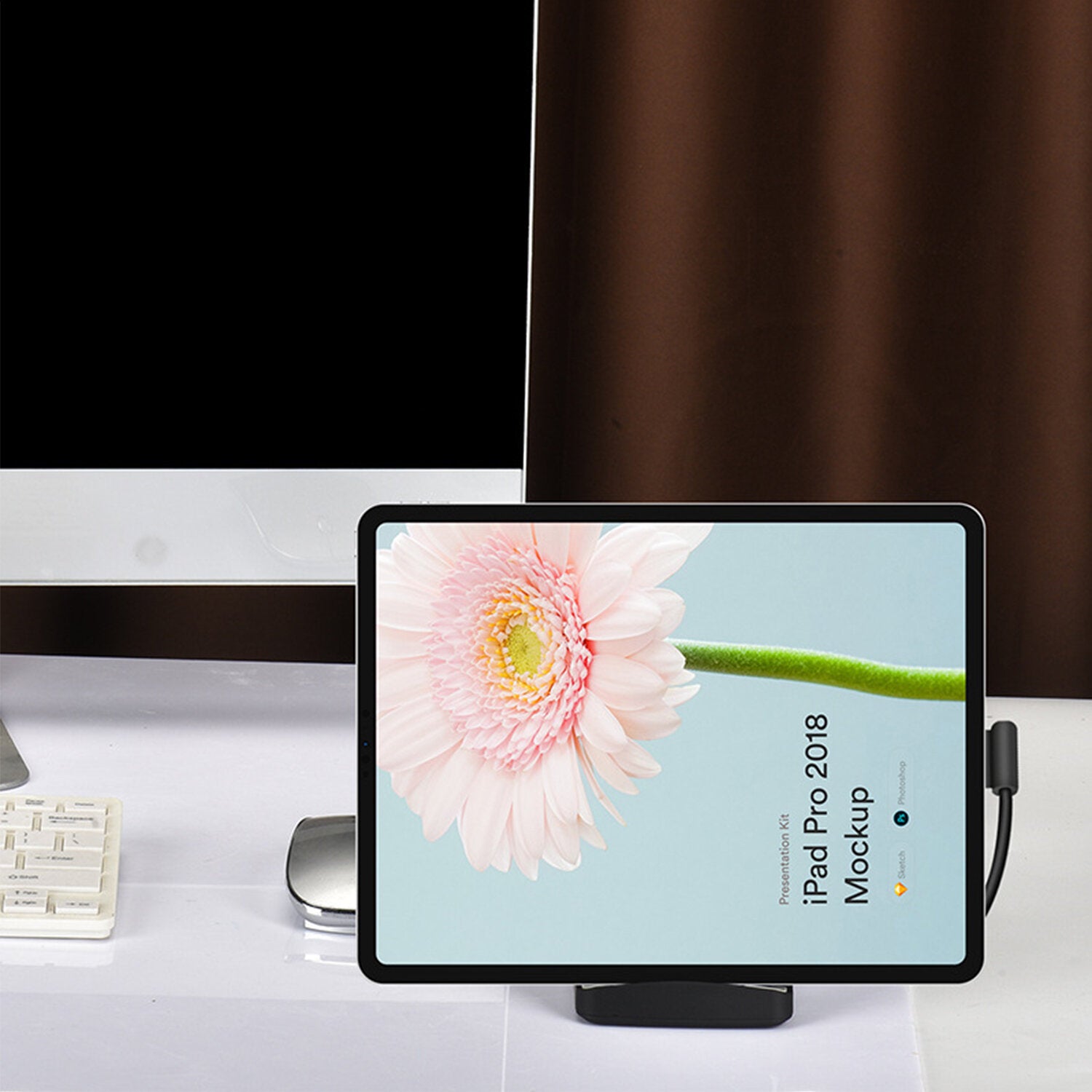 PB-C156 7 in 1 Type-C Foldable Holder Hub Adapter with 1 * HDMI / 1 * Type-C / 2 * USB 2.0 / 1 * SD Slot / 1 * TF Slot / 1 * USB 3.0
