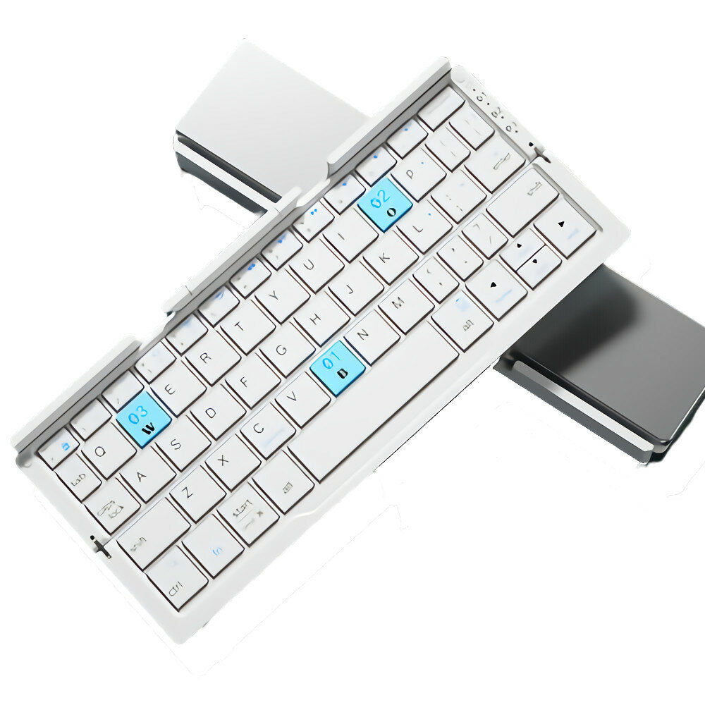 60 Keys Folding Bluetooth Keyboard for iPad Android Smartphone Tablet