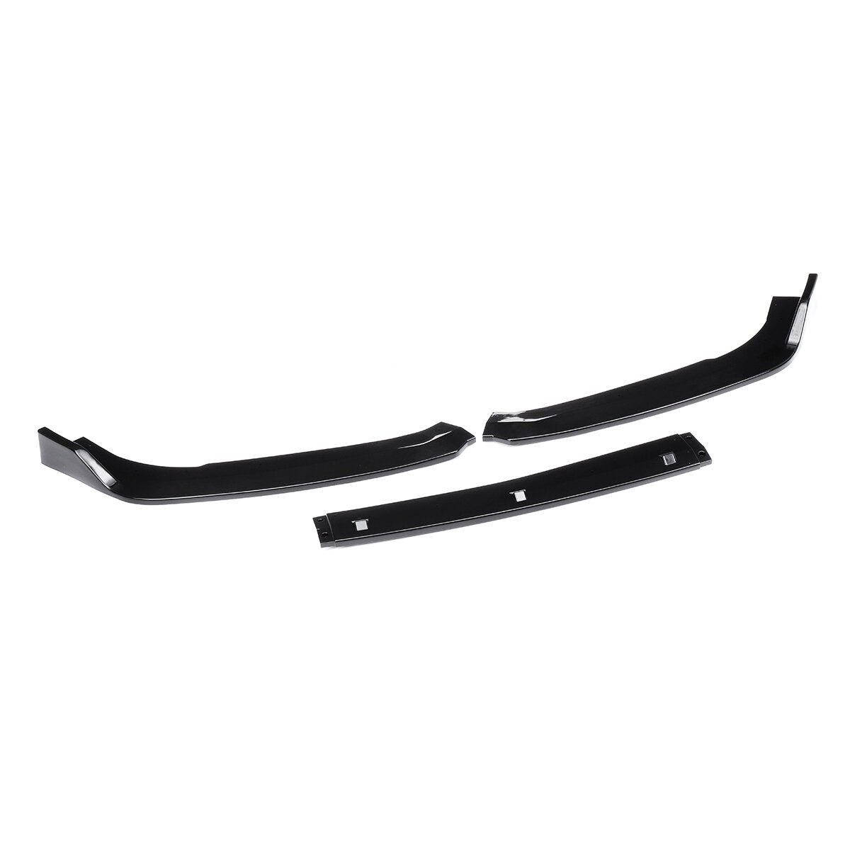 3PCS Designed Front Bumper Lip Splitter Lower Chin Car Spoilers