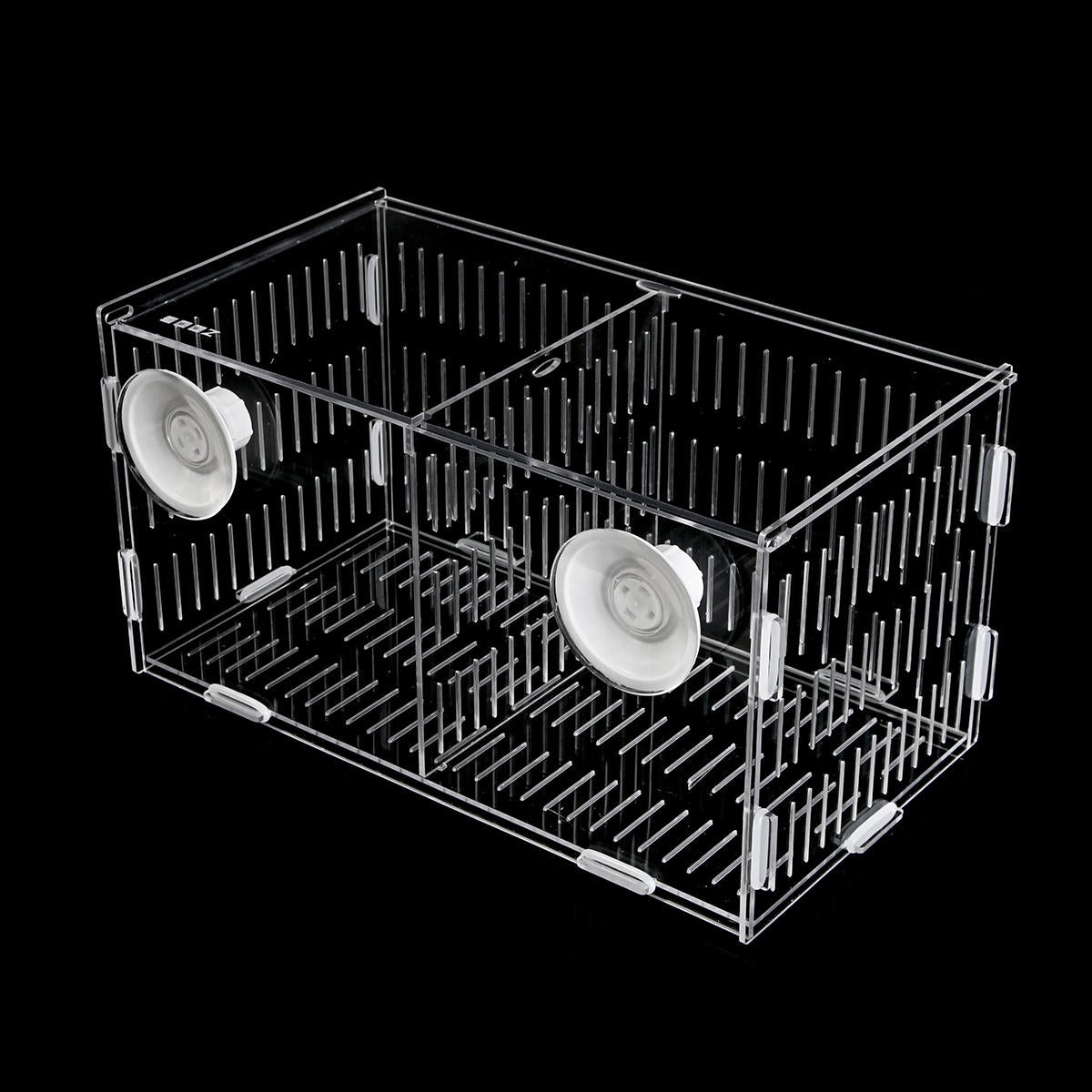 Large Aquarium Acrylic box isolation Incubator Breeding Fish Tank Breeder Hatching