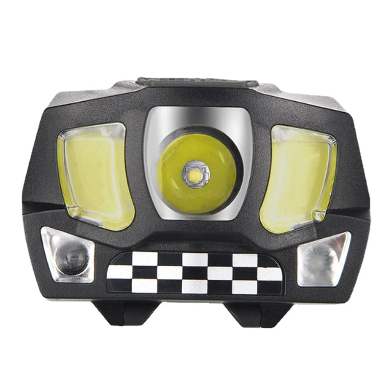 800LM COB+XPG Induction Sensor Headlamp 3 Modes USB Charging 45 Rotation Cycling Hunting Emergency Lantern