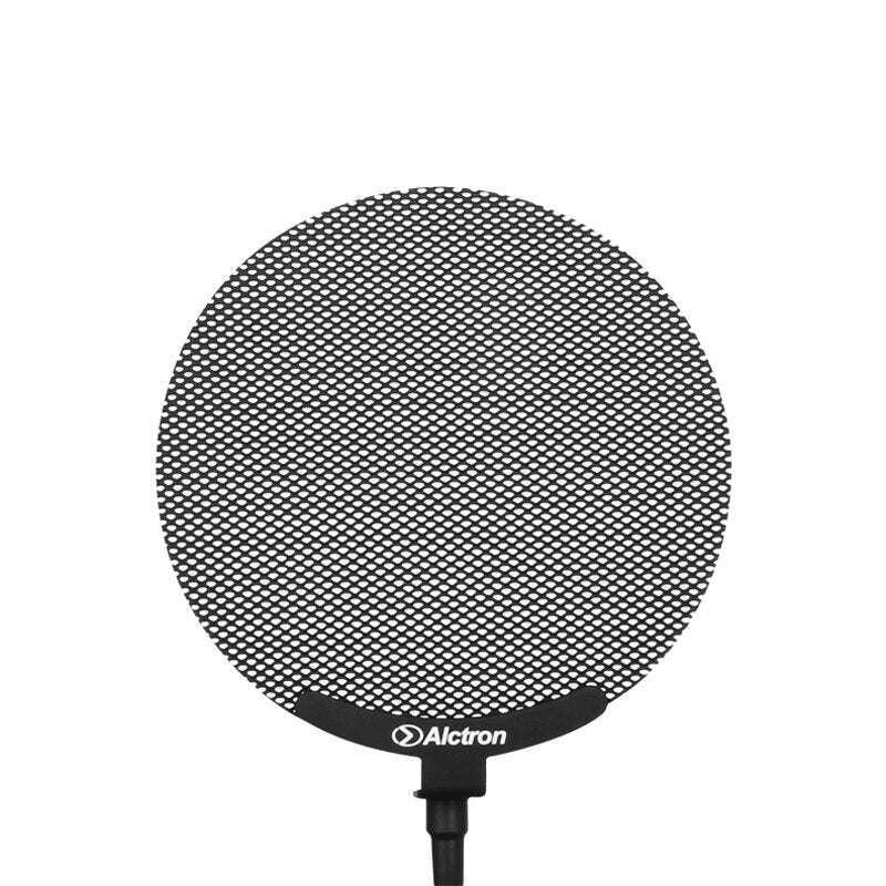 Filter Dual Layered Wind Screen With Enhanced Flexible Gooseneck Clip Stabilization Arm