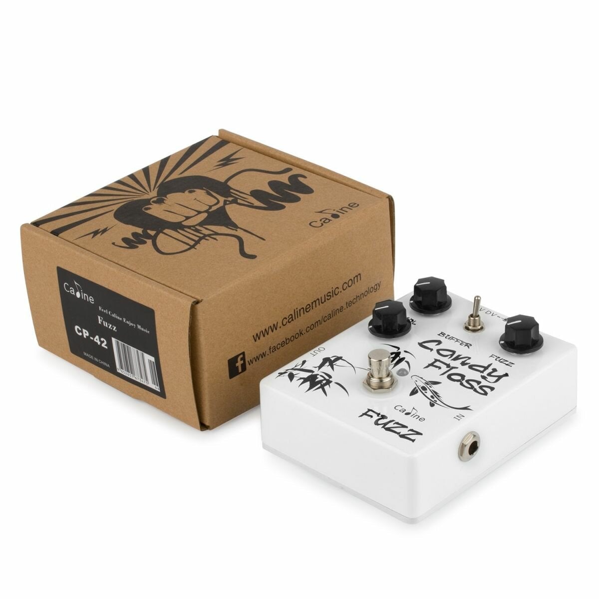 Candy Floss Fuzz Guitar Effect Pedal Aluminum Alloy With True Bypass Guitar Parts