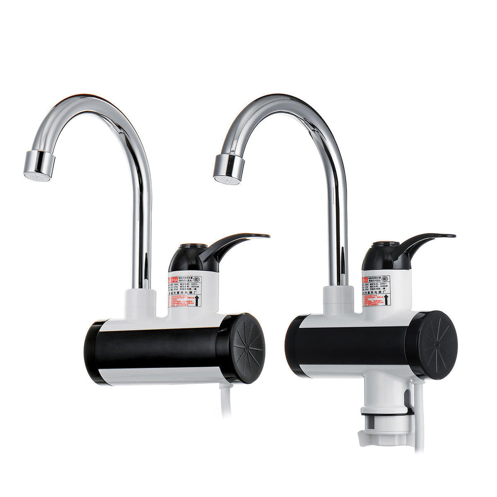 3000W Instant Electric Faucet Under Inflow/Lateral Inflow Kitchen Hot Water Heater Tap