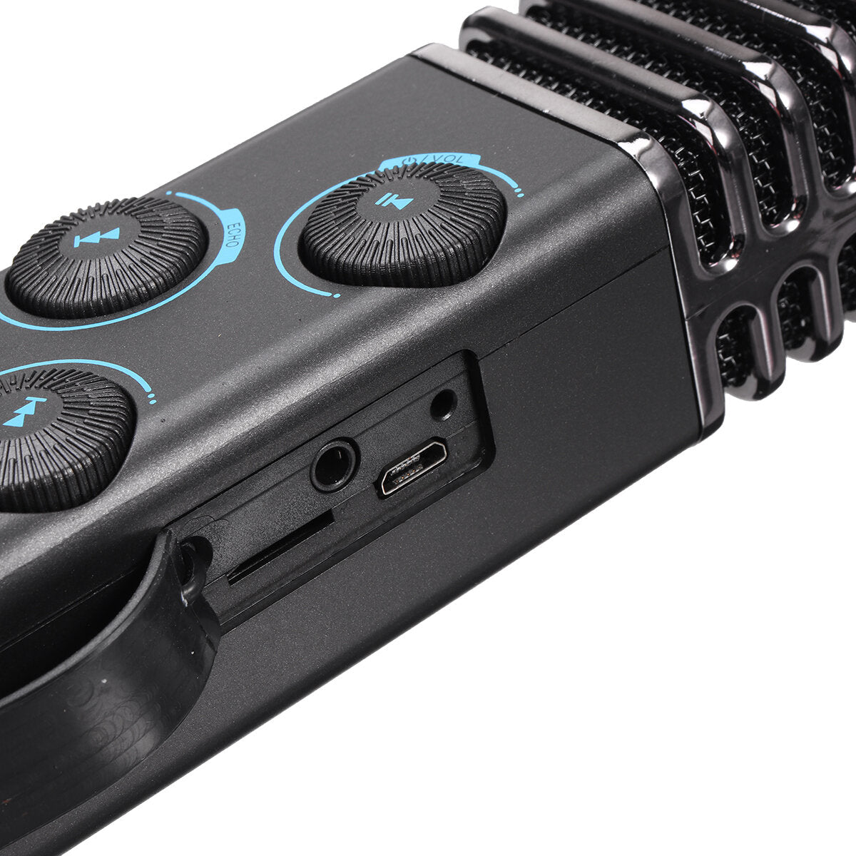 3-IN-1 Bluetooth Microphone 2*10W Hi-Fi Stereo Wireless Speaker 4000mAh Portable Karaoke Mic Recorder