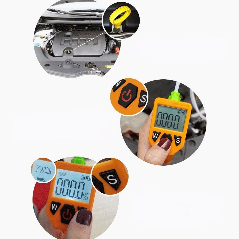 Engine Oil Tester for Auto Check Oil Quality Detector with LED Display Gas Analyzer Car Testing Tools