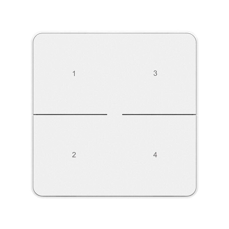 Wireless Smart Scene Controller APP Remote Control Button Light Switch 4 Gang Switch Panel Smart Button Kit