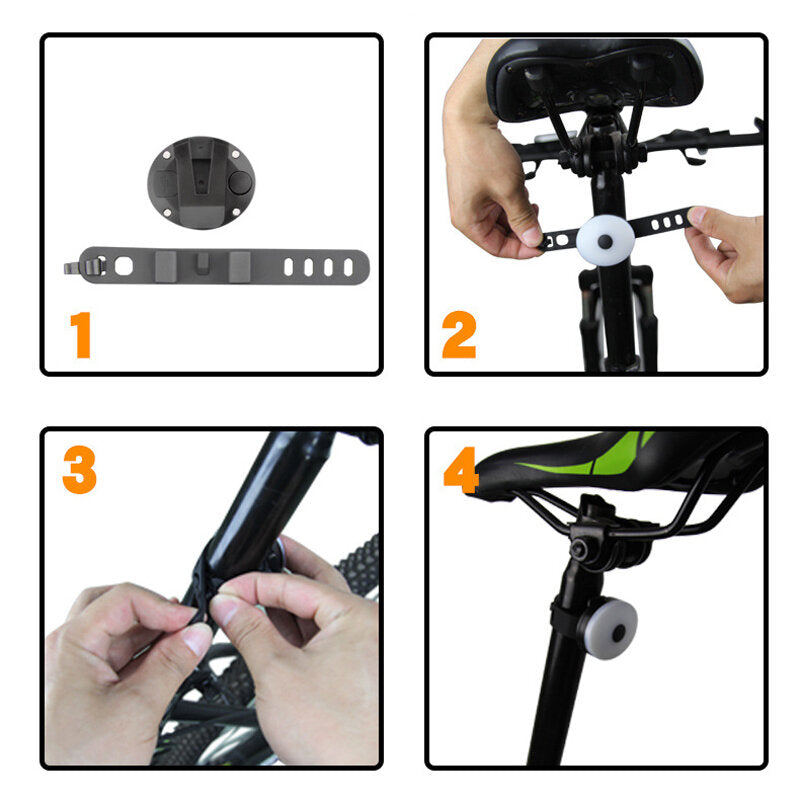 20Lumen 5Modes USB Rechargeable Bicycle Taillight Waterproof Cycling Warning Night Light