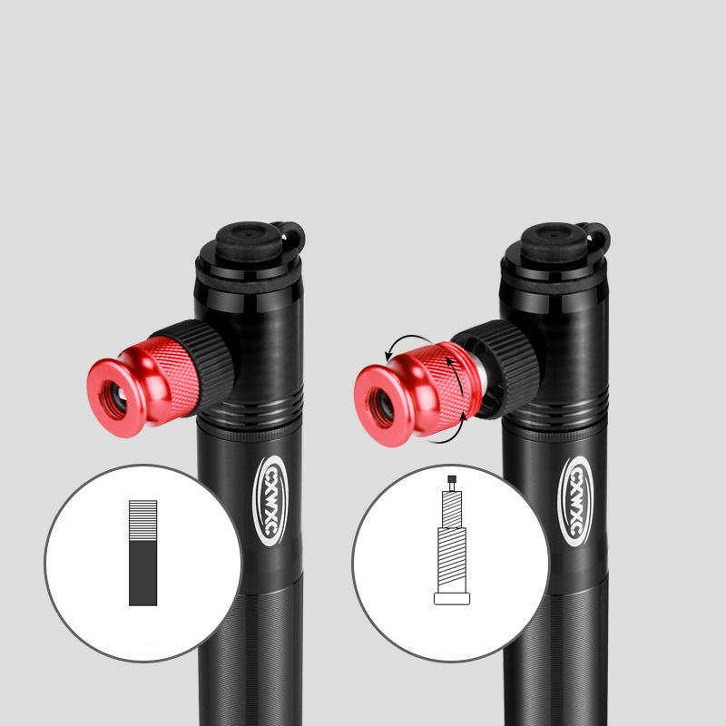 Aluminium Alloy 2Modes Mini Bicycle Pump Outdoor Portable Bike Pump For American Nozzle and French Nozzle Bike