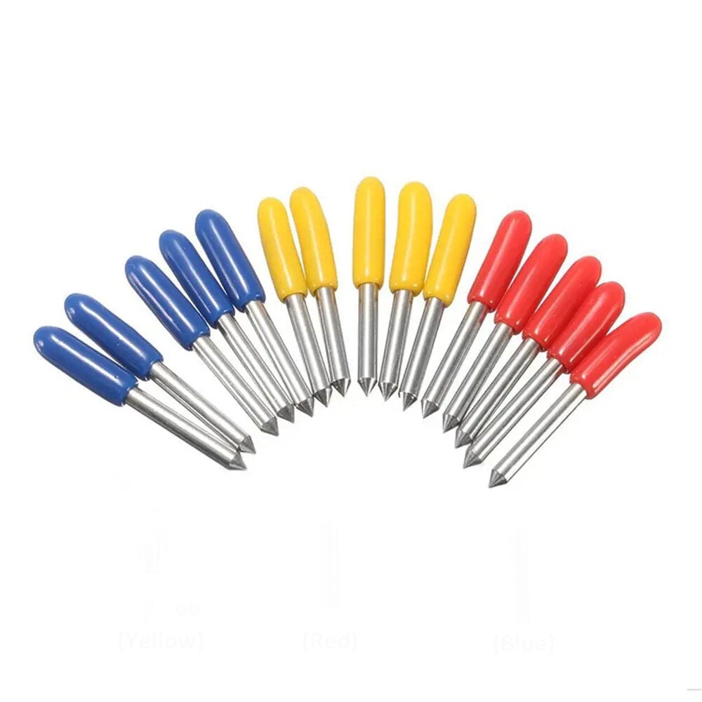 41Pcs Tungsten Steel Blade and Vinyl Cricut Cutting Plotter Holder Carbide Film Cutter 30 45 60 Dergree