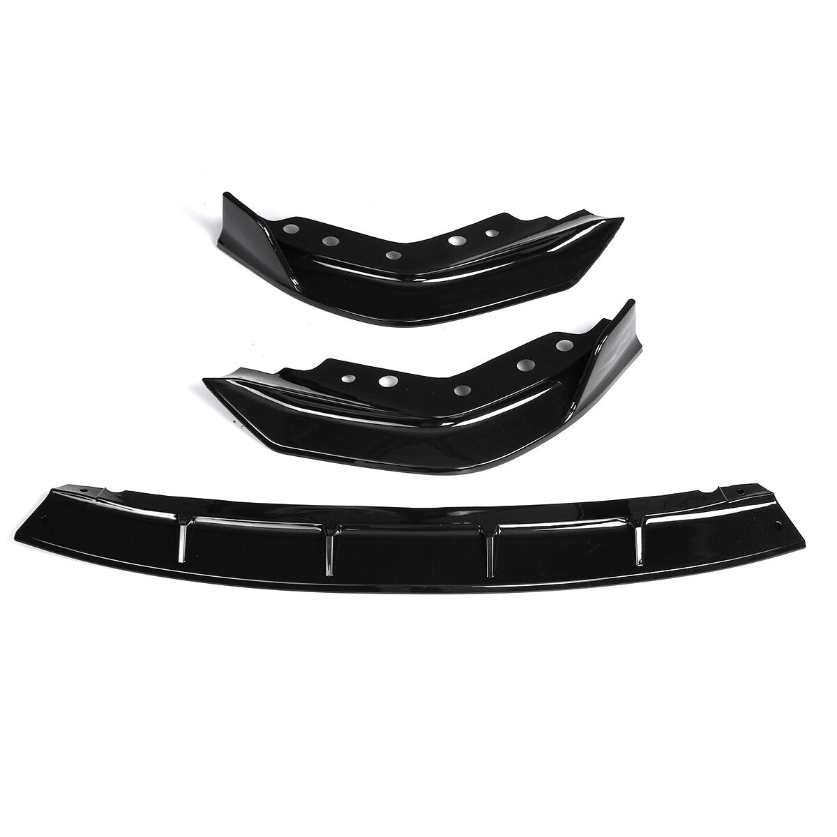 Front Bumper Lip Spoiler Splitter Golss Black For BMW 3 Series