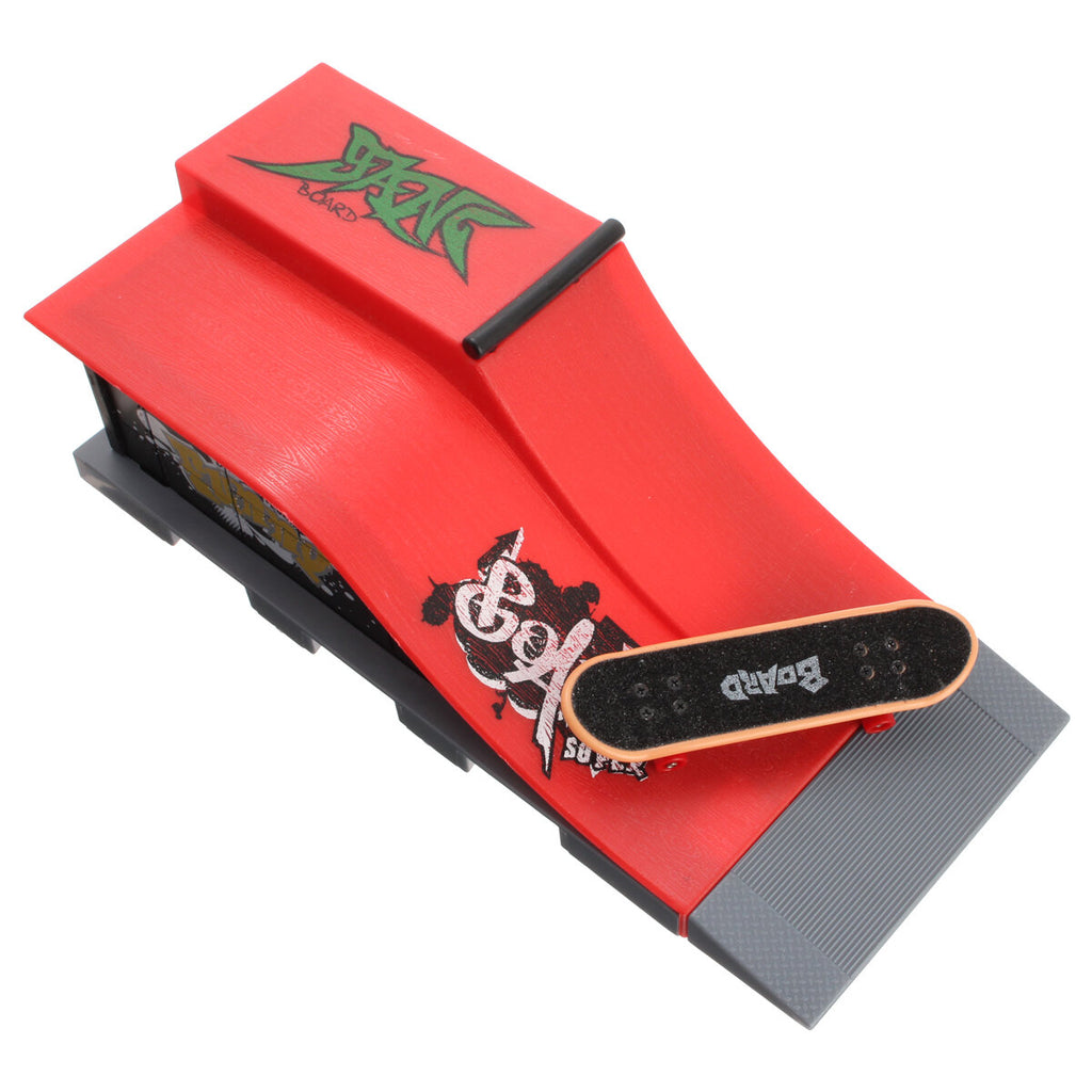 Mini Finger Skateboard Kid Fingerboard Toy Park Ramp Finger Board Recreation