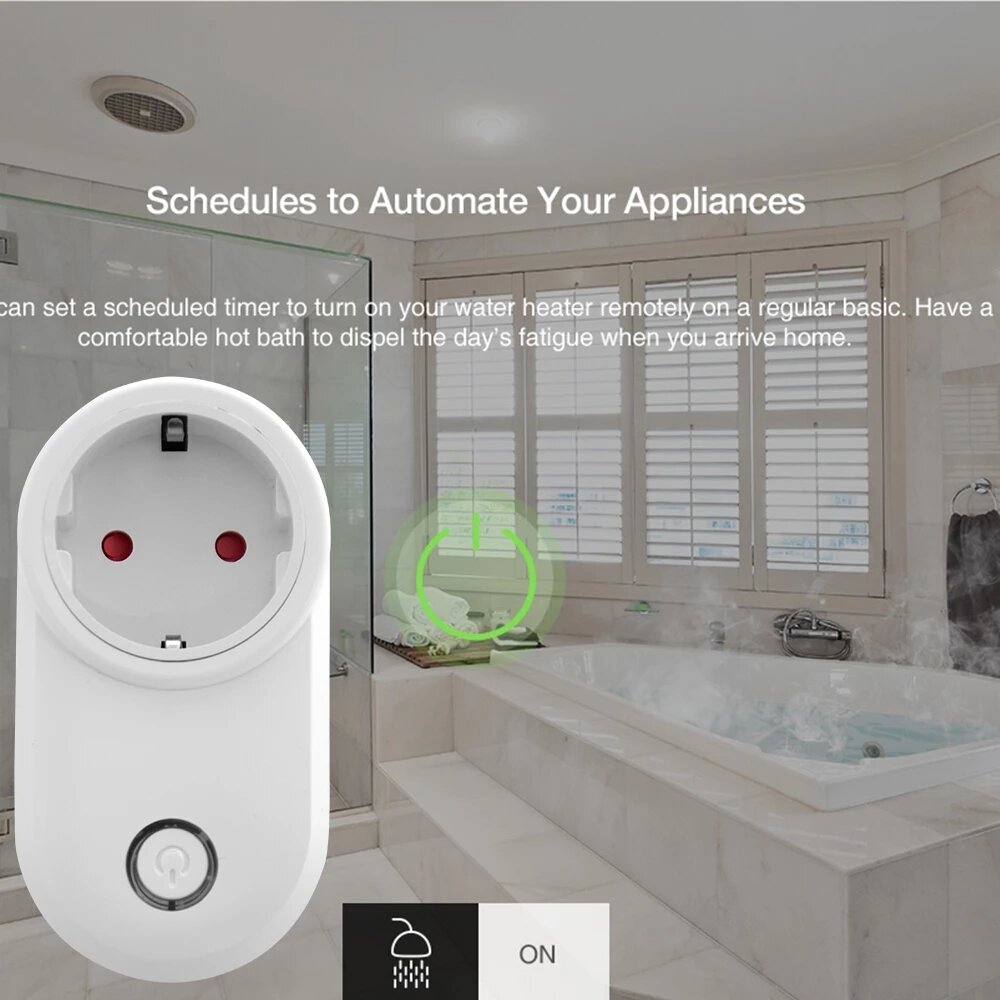 Smart Home WiFi Smart Socket US EU UK JP Plug Power Outlet APP Voice Remote Control Works with Alexa Google Home