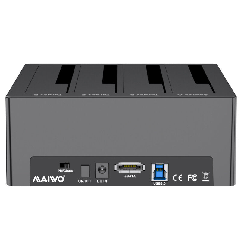 Duplicator HDD Docking Station Data Clone Support Up to 64TB Plug and Play for 2.5'' 3.5'' SATA SSD HDD