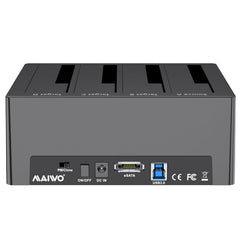 Duplicator HDD Docking Station Data Clone Support Up to 64TB Plug and Play for 2.5'' 3.5'' SATA SSD HDD