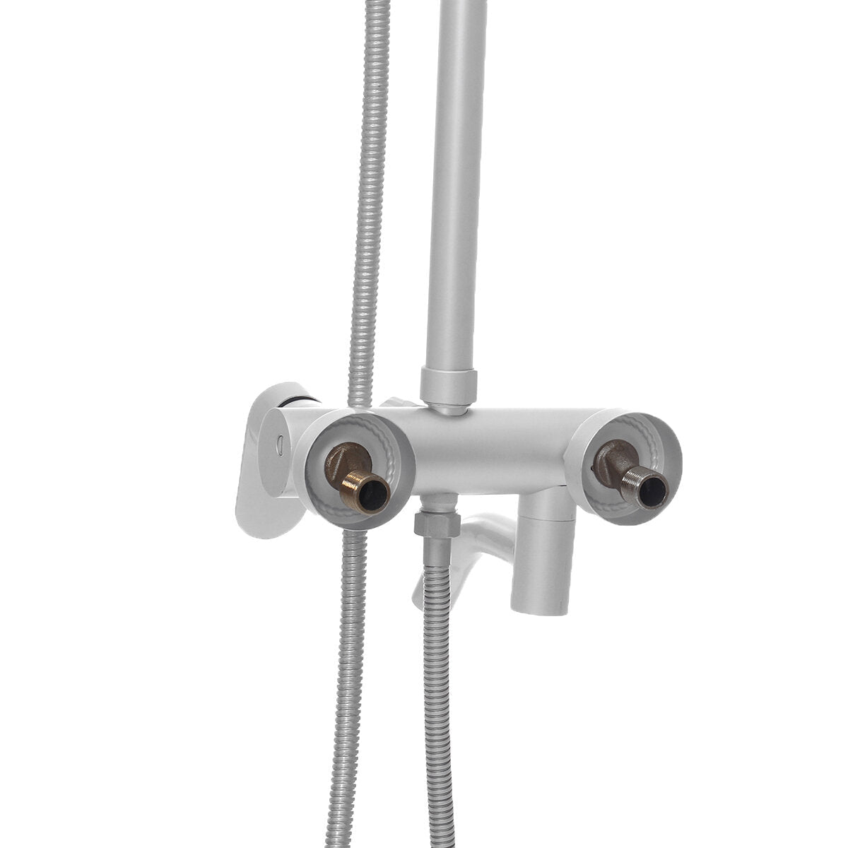 3-Way Wall Mounted Rainfall Shower Head Set Faucet System Handheld Sprayer Hose