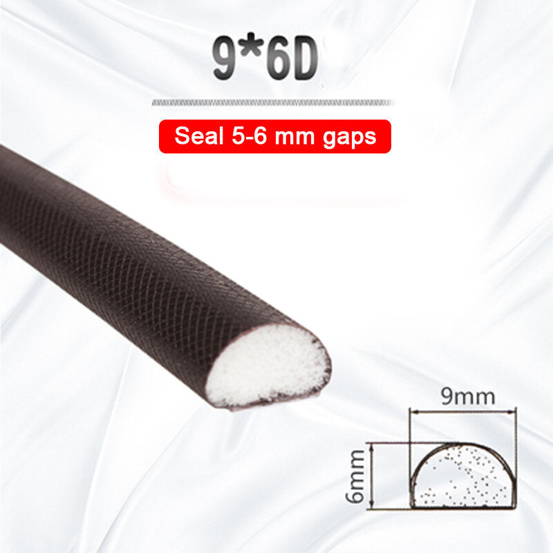 5m Self Adhesive Soundproof Foam Door Window Seal Acoustic V Type Sealing Strip Weather Stripping Gap Filler