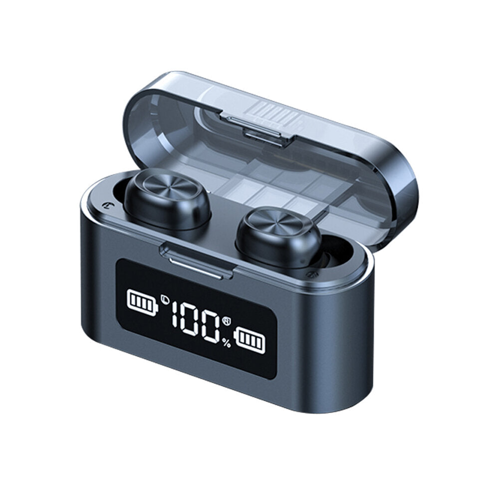 Wireless Bluetooth 5.0 TWS Earphone Stereo Sports Waterproof Headphone Touch Control Earbuds with Mic Charging Box