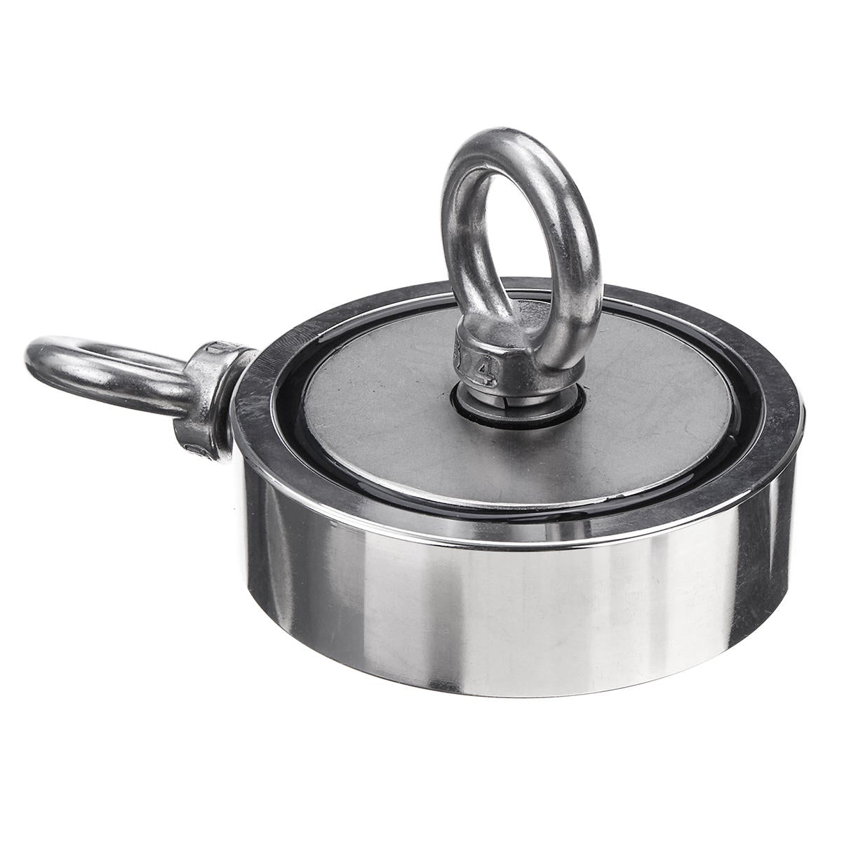 300KG Dual Size Neodymium Recovery Magnet Lifting Clamping Fishing Magnet Slavage Tool
