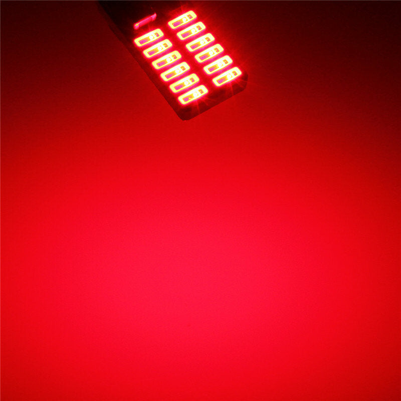 3W 4014SMD 24 LED Canbus Error Free License Side Interior Light Bulb