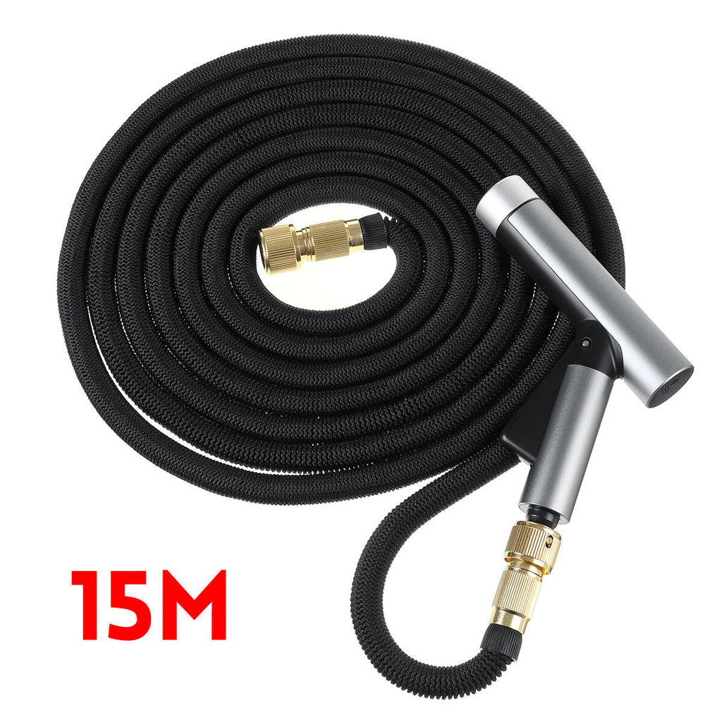 7.5M 15M High Pressure Car Water Spray Washer Flexible Expandable Garden Hose Pipe