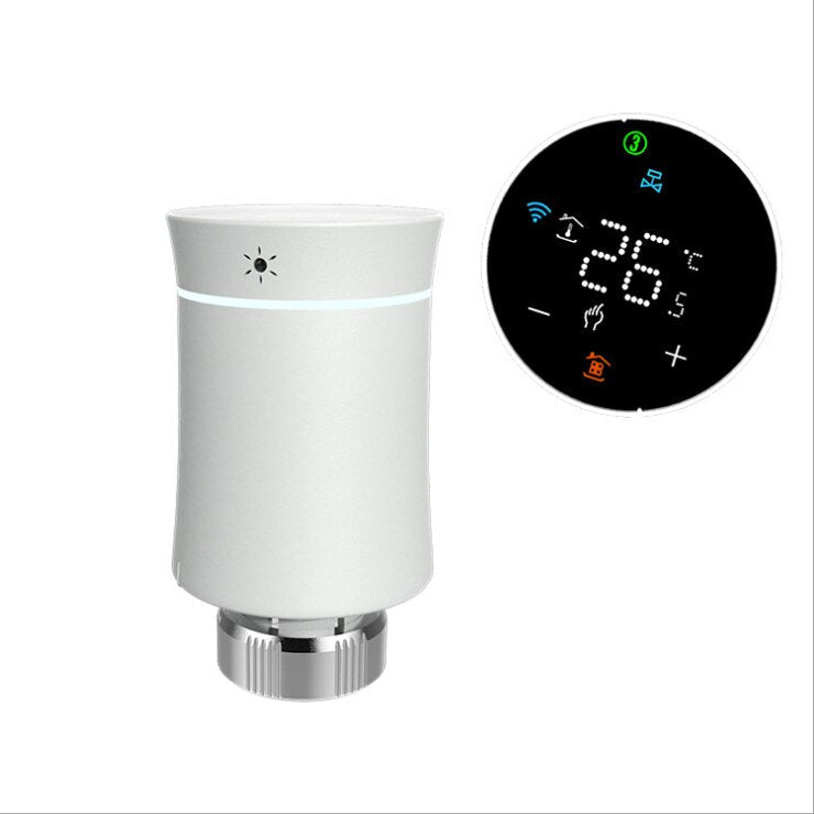 Thermostat Radiator Actuator Valve Smart Programmable TRV Temperature Controller Work with Alexa Voice Control