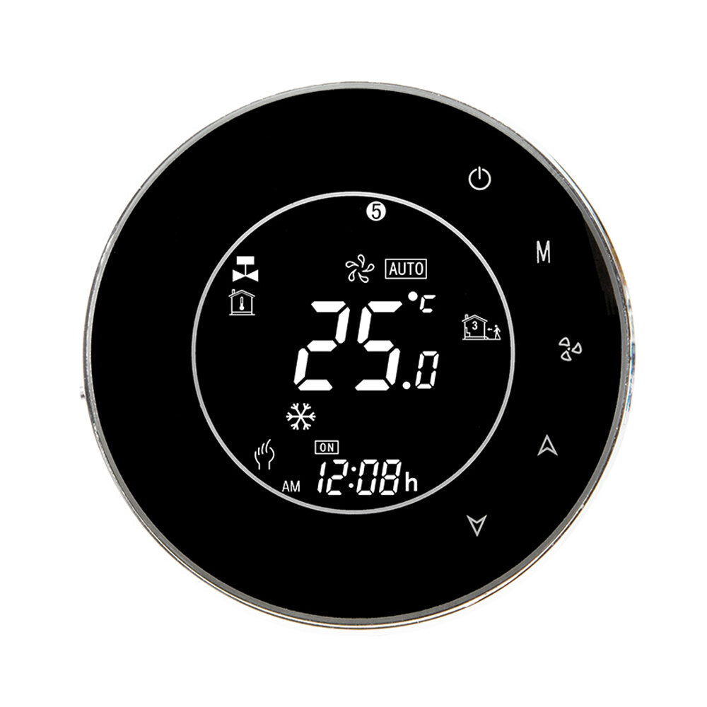 LCD Touch Screen Electric Underfloor Heating Thermostat Backlight WIFI 16A Works With Alexa Google Home