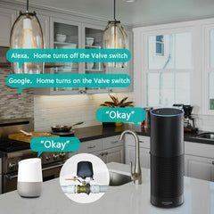 Smart WiFi Switch Water Valve Controller Home Automation System Gas Water Control Valve Work with Alexa Google