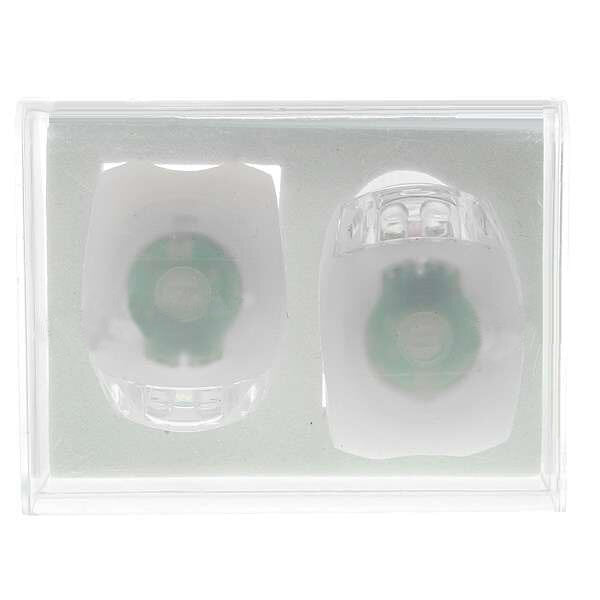 Bike LED 3 Mode Fog Light White With 2 CR2032 battery