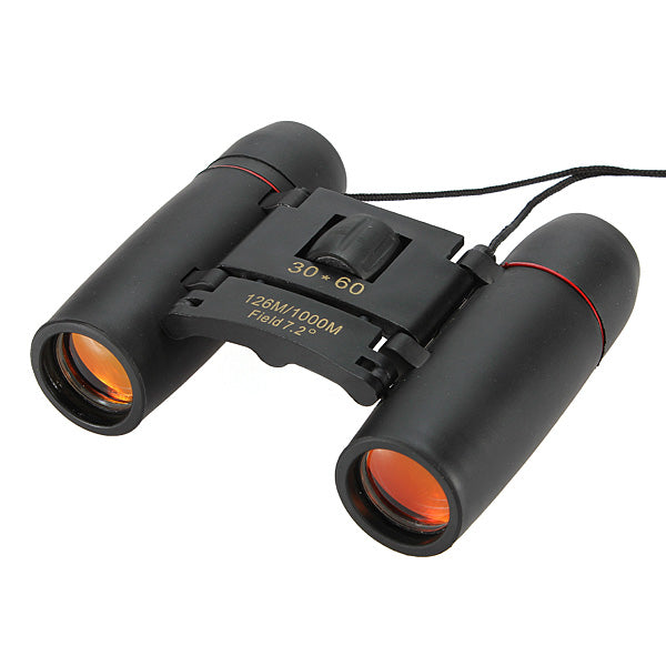 30x60 Folding Binocular HD Red Coated Film Lens Telescope 