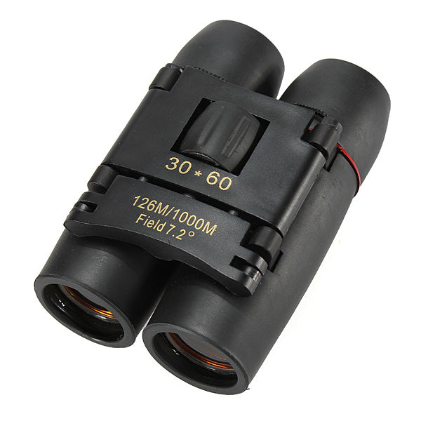30x60 Folding Binocular HD Red Coated Film Lens Telescope 