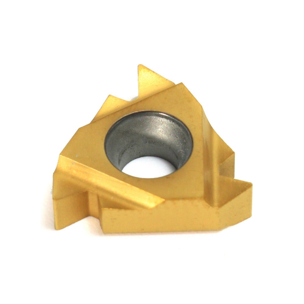 Lathe Turning Tool Holder with 10pcs 16IR AG60 Inserts