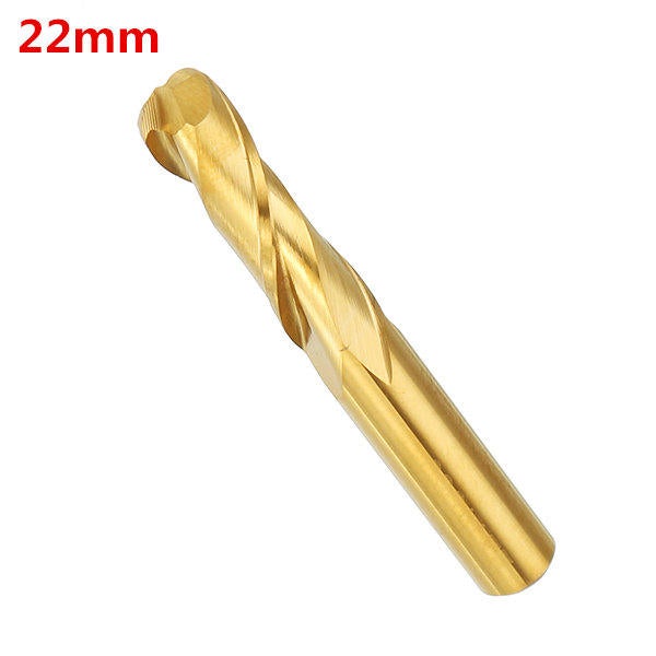 6mm Shank 2 Flutes Ball Nose End Mill Cutter 15/17/22mm Titanium Coated CNC Cutting Tool