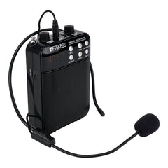Portable 3W FM Recording Voice Amplifier Teacher Microphone Speaker With Mp3 Player Radio Recorder