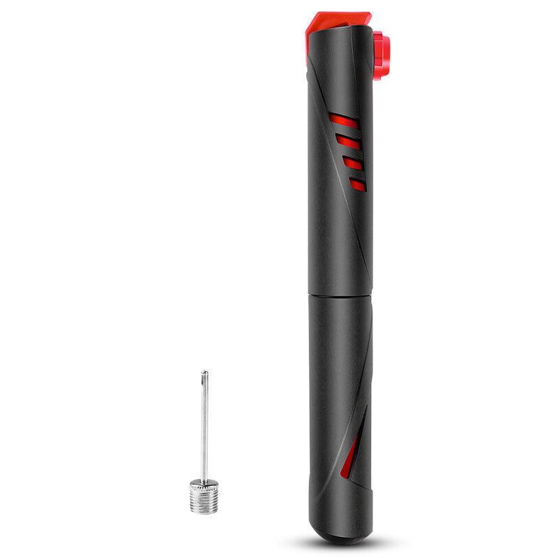 120PSI High Pressure Bike Pump AV/FV Common 70g Lightweight Mini Bicycle Tire Inflator Pump for Mountain Bike Sport Ball