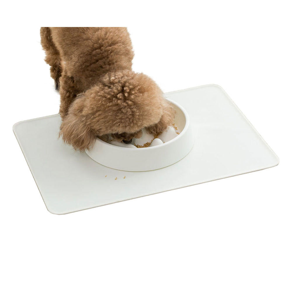 Pet Feeding Mat Foldable Silicone Waterproof Anti-spill Dog Food Placemat From Cat Supplies