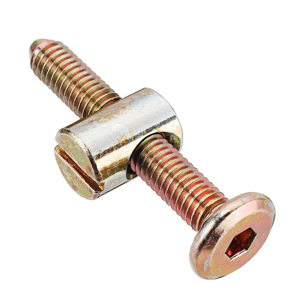 Stainless Steel Crib Screws Hardware Replacement Kit Hexagon Socket Head Cap Screws Nuts Barrel Screws Furniture Screws and Bolts Assortment Kit